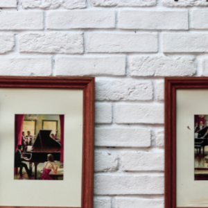 Two wooden frame