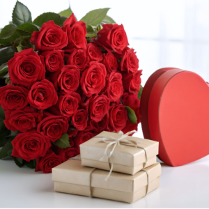 Flower & Chocolate box combo